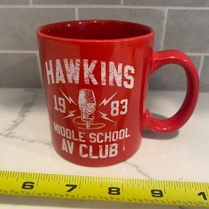 Stranger Things Hawkins Middle School AV Club Coffee Mug Red